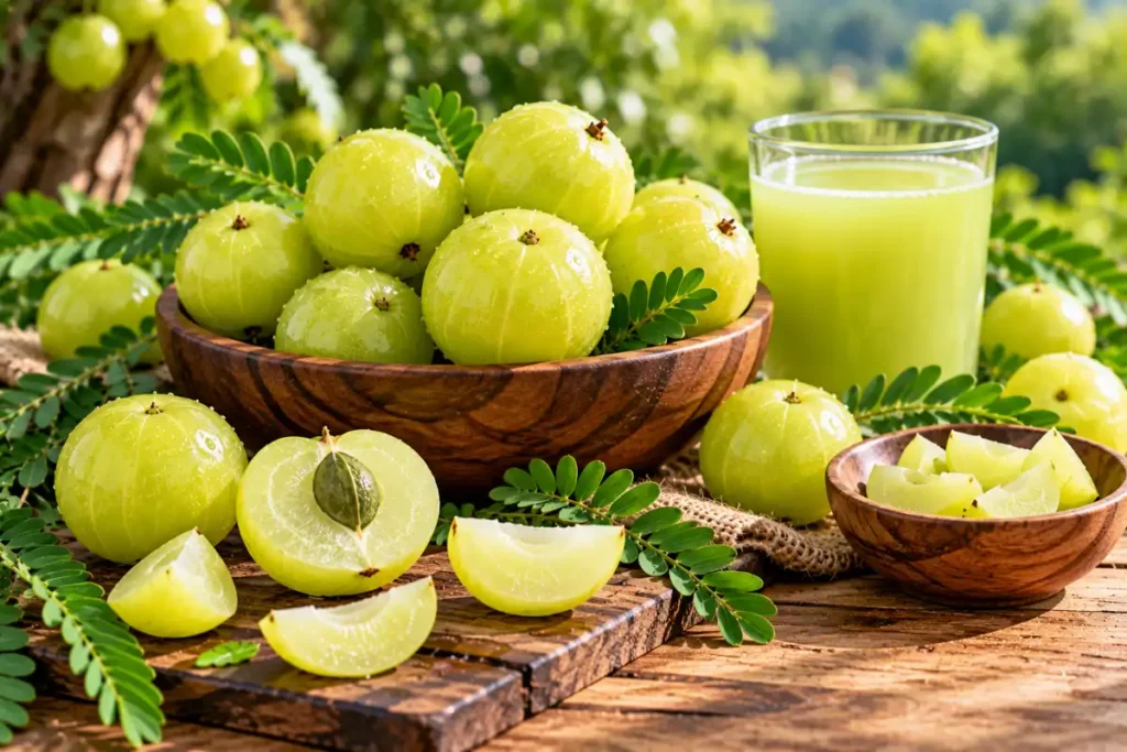 Amla Fruit (Indian Gooseberry): Complete Guide to Origin, Nutrition, Varieties, Uses & More 5 Amla fruit nutrition and fresh Indian gooseberries