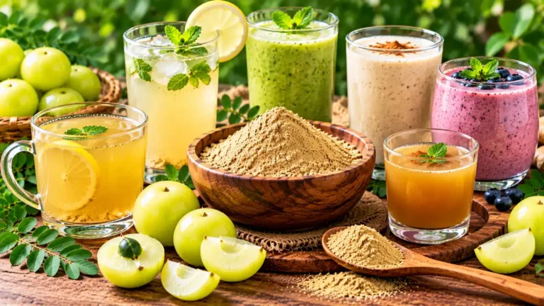 Amla powder recipes made with homemade amla powder