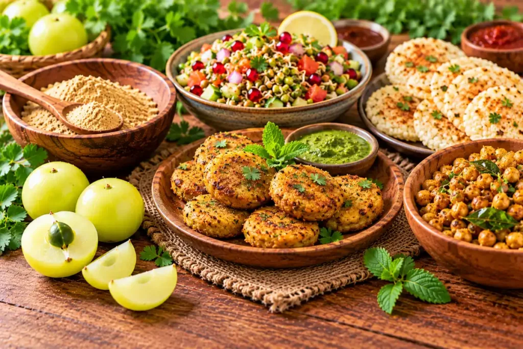 Amla Powder Recipes: Easy Indian Ways to Use Amla Powder 6 Savory homemade snacks seasoned with amla powder