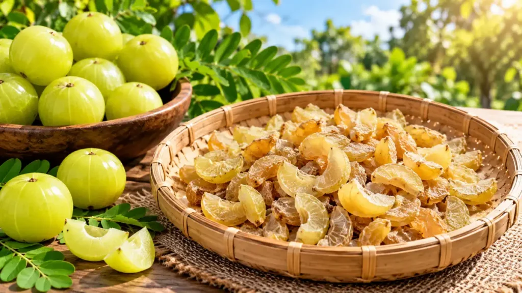 How to dry amla at home