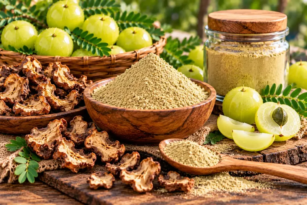 Amla Fruit (Indian Gooseberry): Complete Guide to Origin, Nutrition, Varieties, Uses & More 8 Homemade amla powder made from dried amla