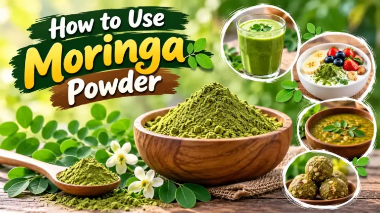 How to use moringa powder in everyday drinks and foods